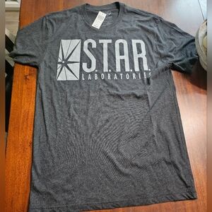 S.T.A.R. Laboratories Short Sleeve Tee in Charcoal